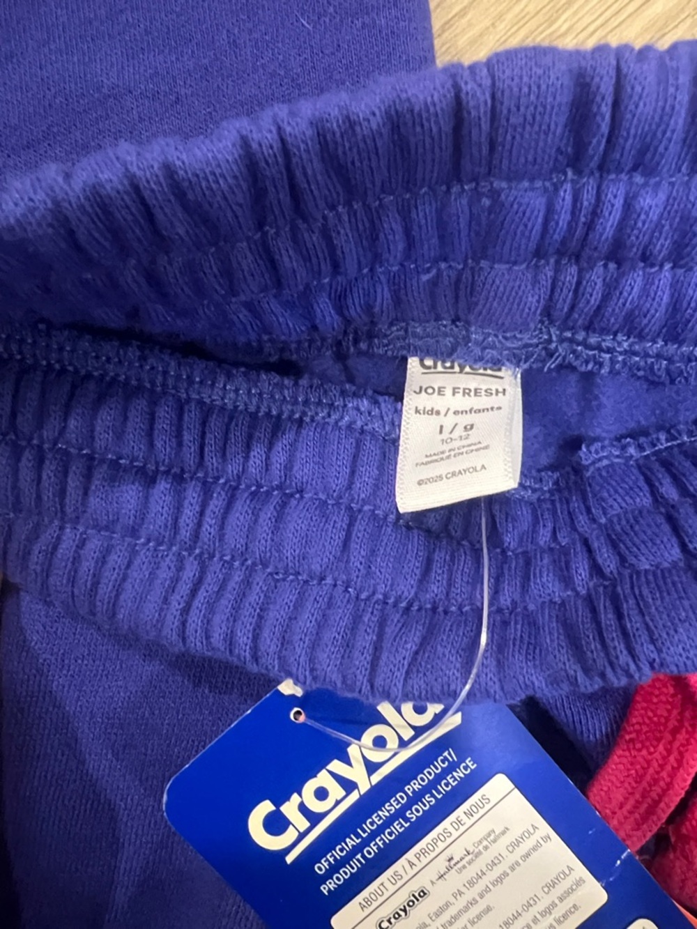 Joe Fresh Purple Kids Girl Sweatpants with Crayola Tag (Kids I/g 10-12)